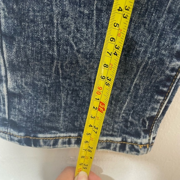 Rue21 Premium Blue Jeans with Floral Embroidery Size 5/6 - Picture 7 of 9